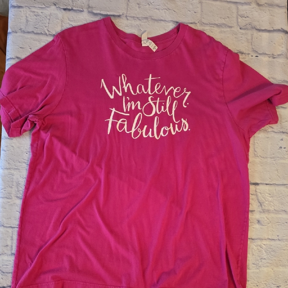 Bella Canvas Vibrant Pink Tee